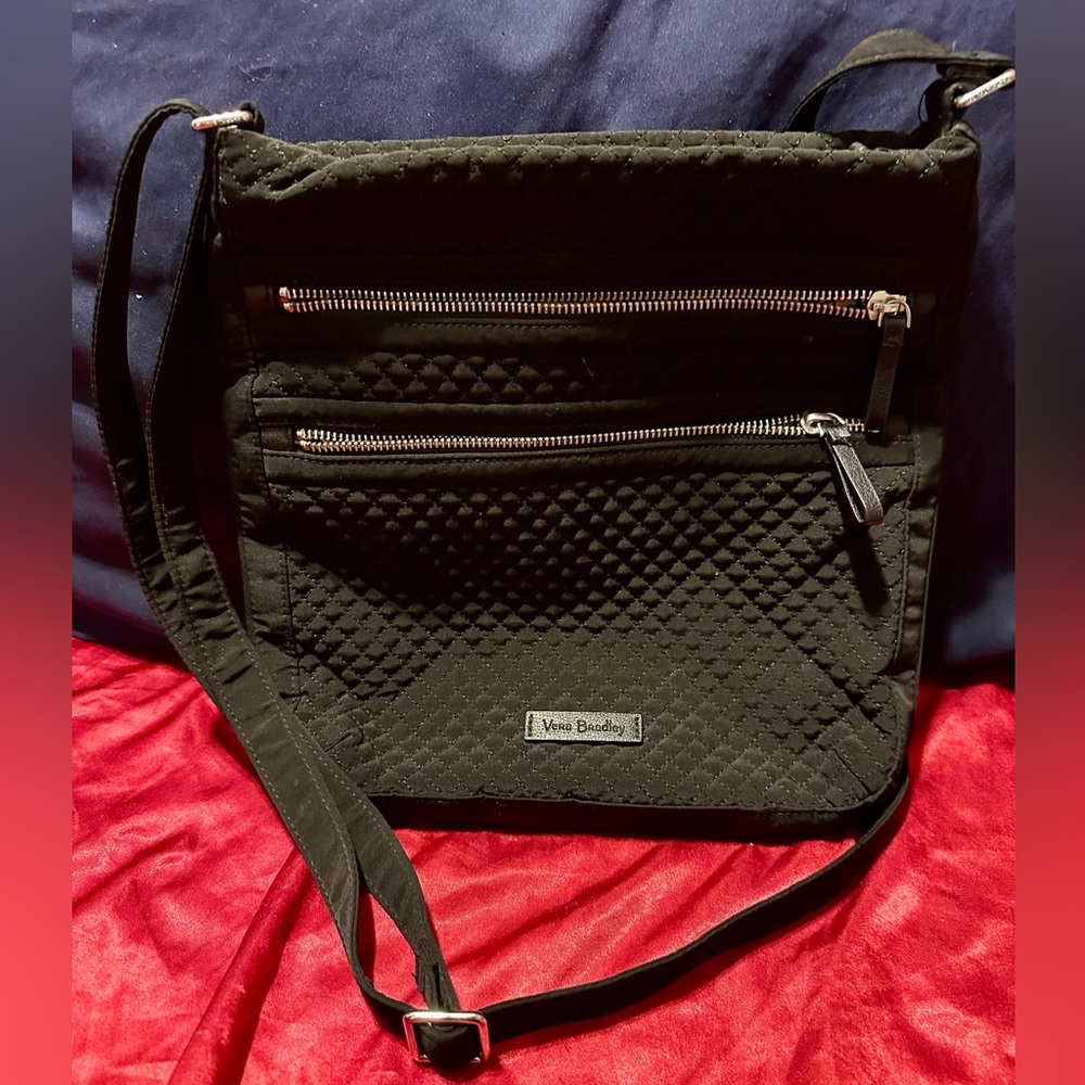 Vera Bradley Black Quilted Crossbody Bag